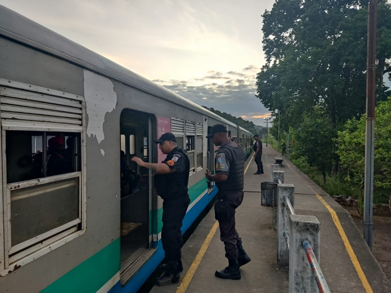 As principais estações alvo da PM são Guapimirim, Parada Angélica, Suruí e Manguinhos  Divulgação/Polícia Militar