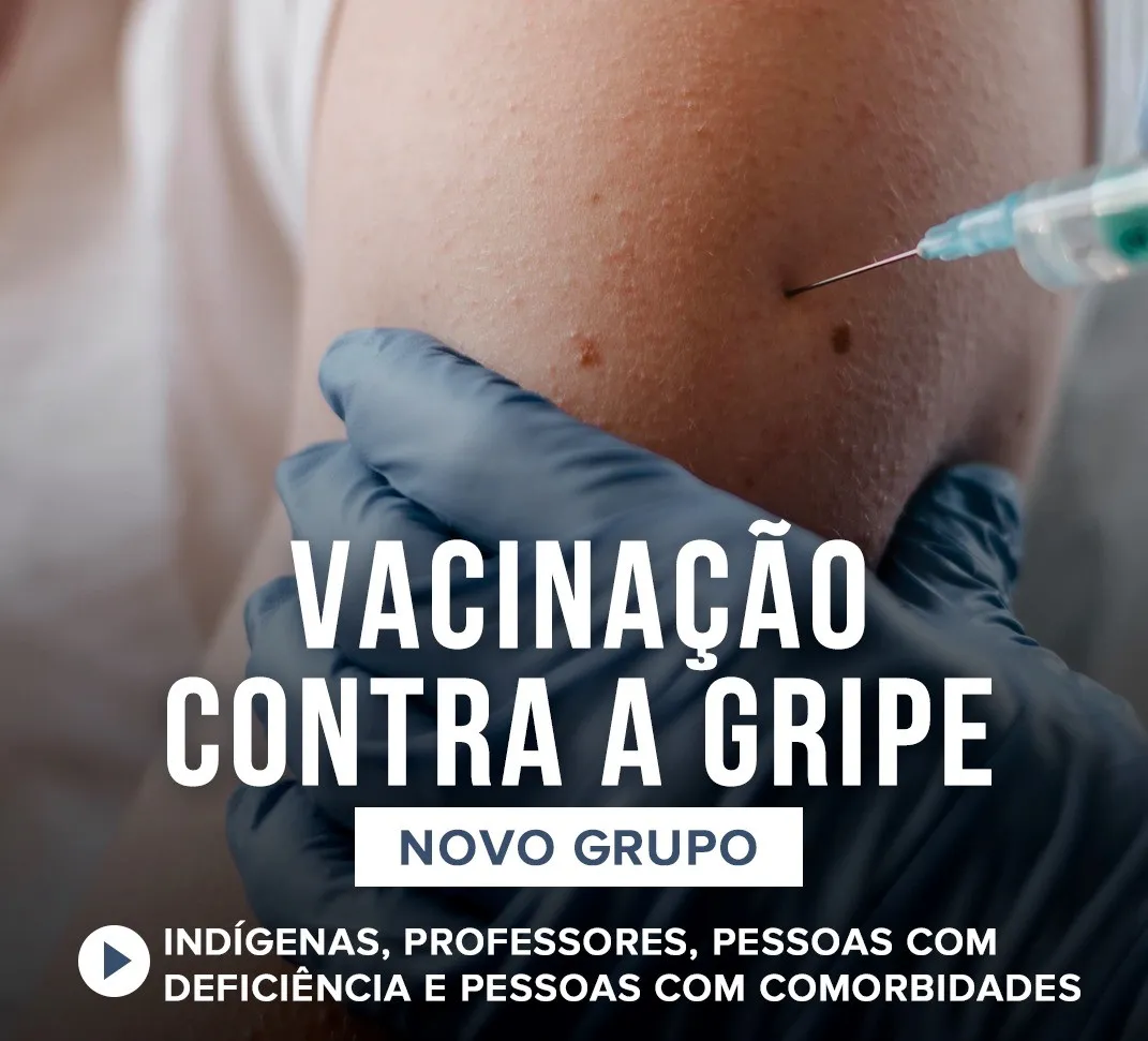 A vacinação começa na segunda-feira (9)