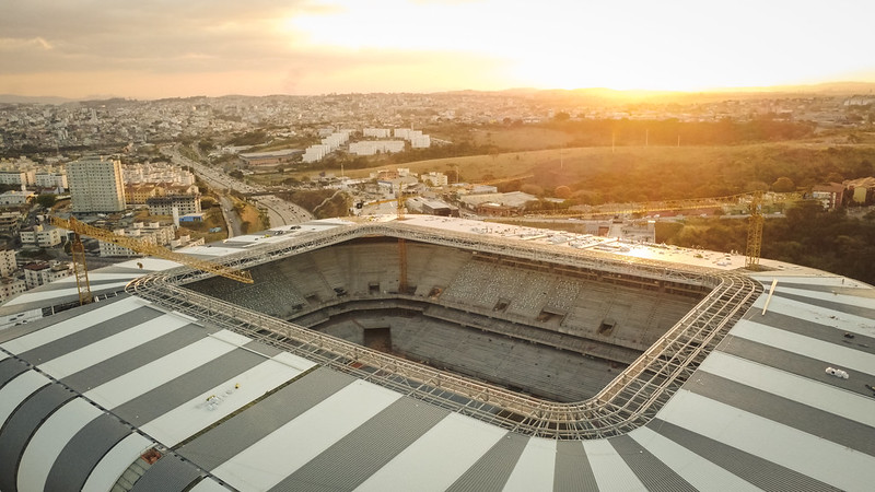 Obras da Arena MRV Pedro Souza / Atlético