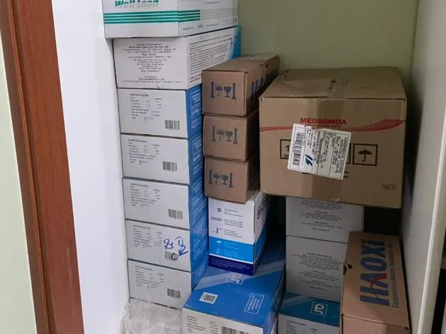 Remédios apreendidos na casa de Antônio Telles, em Limeira (SP)