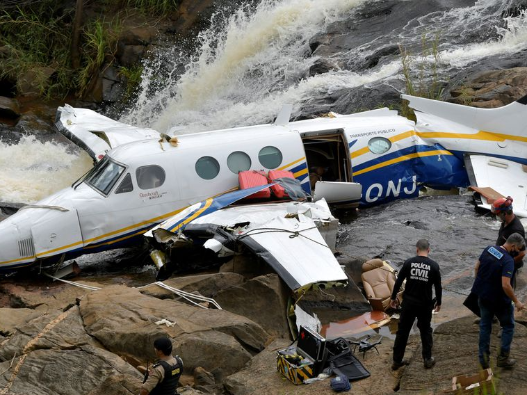 Restante das peças da aeronave foi enviado ao Rio de Janeiro. 