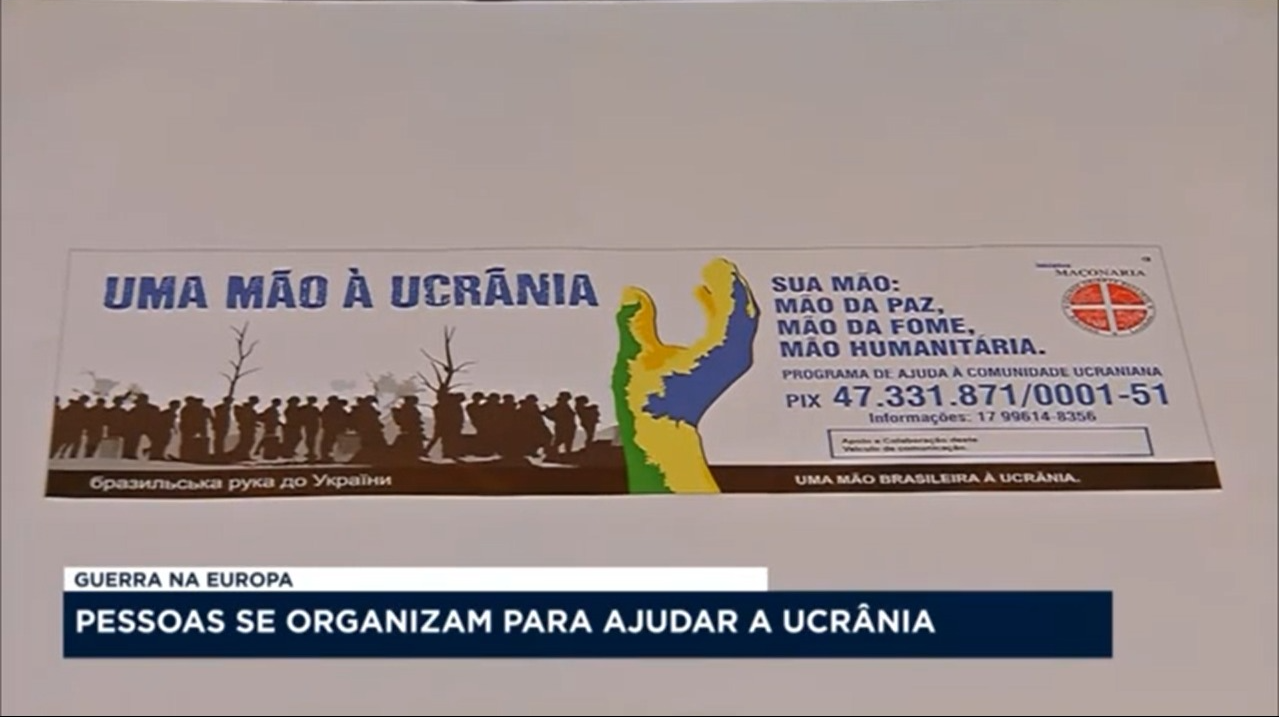 Pessoas se organizam para ajudar a Ucrânia em Rio Preto Tiago Costa