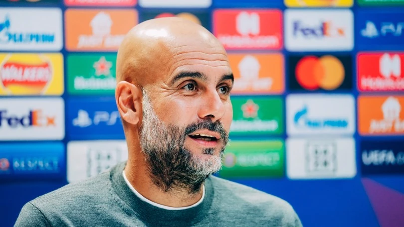 Guardiola negou a possibilidade de treinar a seleção brasileira Divulgação/Manchester City