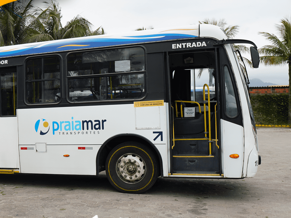 Multas e descumprimento de contrato e protocolos levaram empresa a perder operação do transporte público Reprodução/Praiamar Transportes