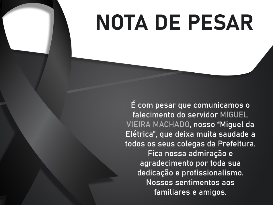 Miguel Vieira Machado era encarregado do setor de elétrica da Prefeitura Divulgação/ Prefeitura de Pindamonhangaba