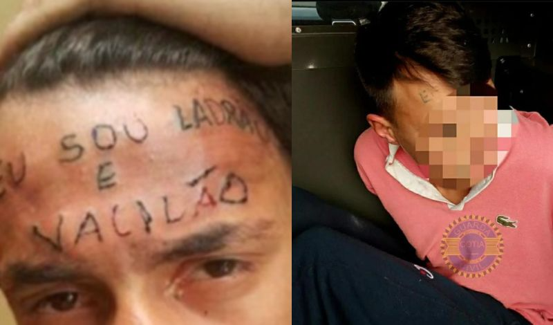 Homem conhecido pela tatuagem 'eu sou ladrão e vacilão' é preso por furto  em Cotia | Band