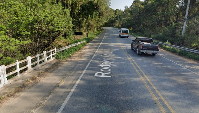 Interdição acontece no KM16, trecho de Taubaté  Reprodução/Google Maps 