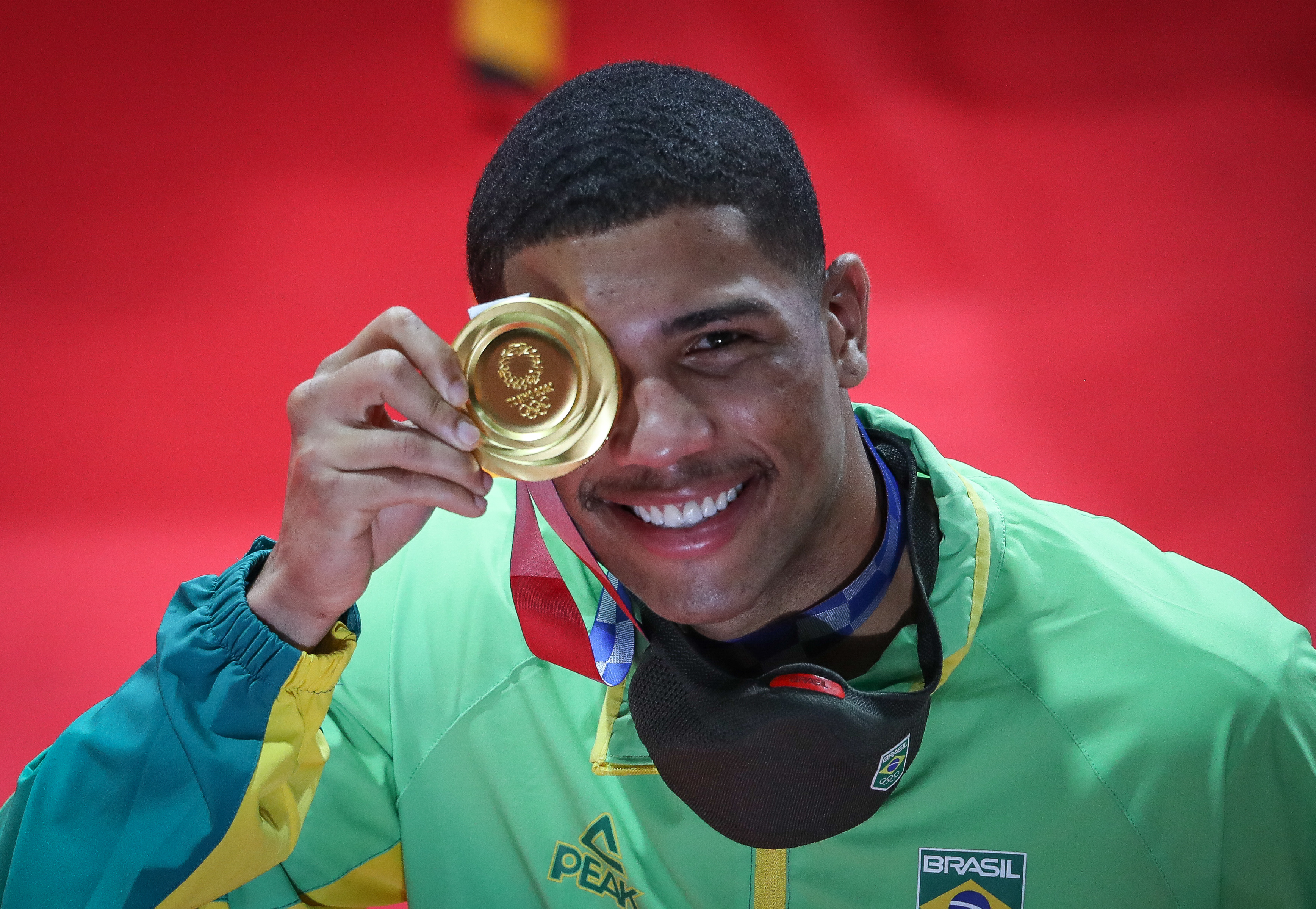 Hebert Conceição conquistou o ouro para o Brasil na categoria até 75kg do boxe Wander Roberto/COB