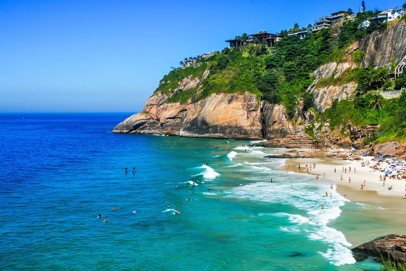 A Praia da Joatinga, na Zona Oeste do Rio Reprodução