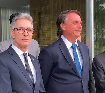 Zema apoia Bolsonaro e governador do RJ vai ao Planalto Foto: Reprodução