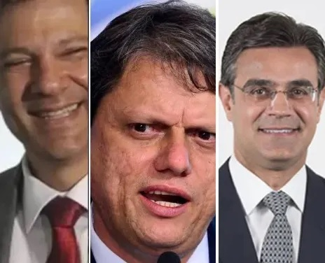 Eleições 2022 em SP: Haddad tem 34%, Tarcísio e Garcia, 13%, diz Datafolha