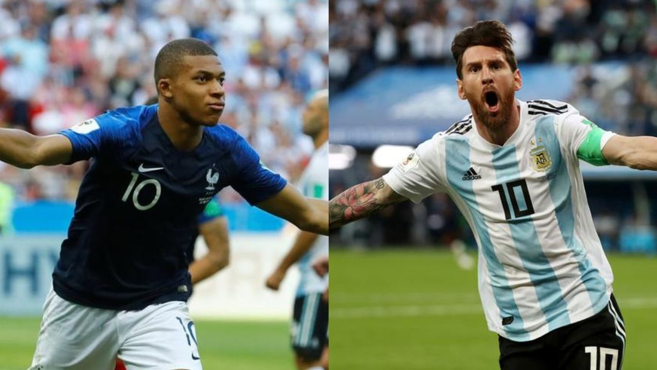 Messi e Mbappé entram em campo podendo bater recordes Fotos: Reuters