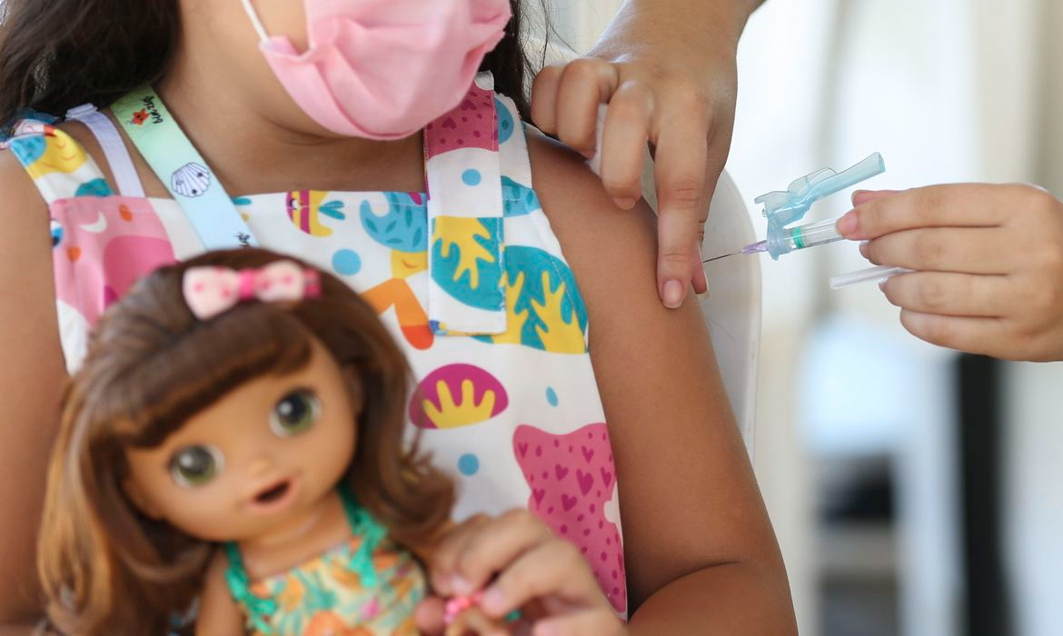 79% dos brasileiros apoiam a vacinação antiCovid em crianças de 5 a 11 anos