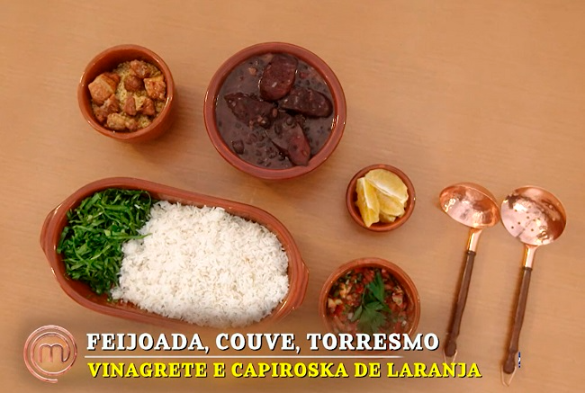 Feijoada MasterChef: saiba fazer a receita que ganhou prova de lavada Reprodução/Band