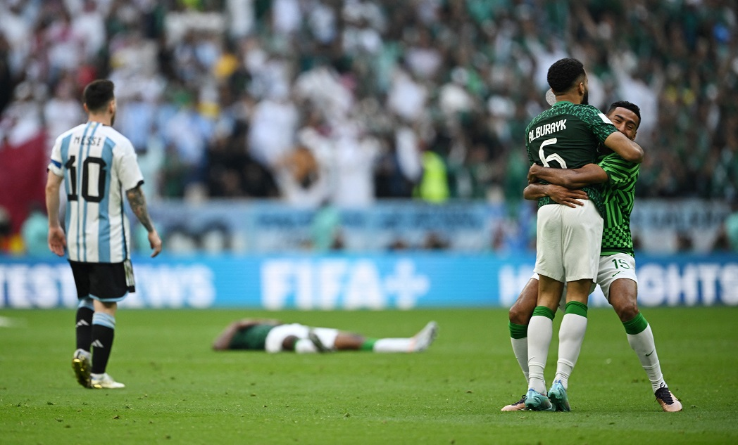 Argentina perdeu para a Arábia Saudita na estreia da Copa no Catar Dylan Martinez/Reuters - 22/11/2022