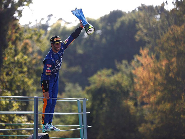 Ricciardo define Monza como “maior momento” de sua carreira