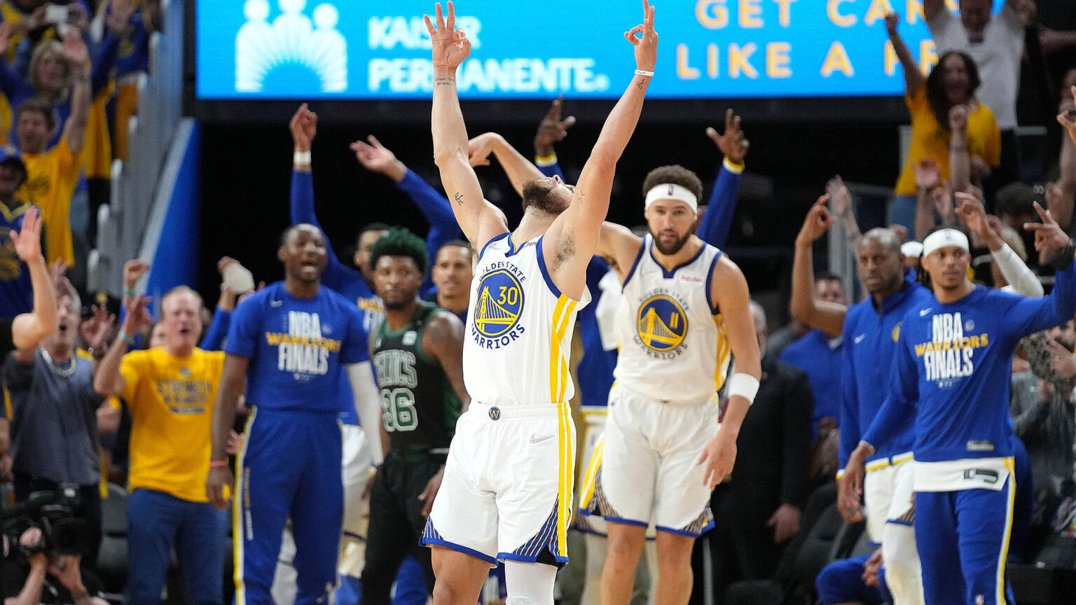 Warriors fechou o jogo com 10 pontos de vantagem Divulgação/ NBA