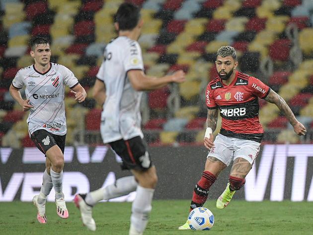 Gabigol em campo na última partida entre Flamengo x Athletico-PR Alexandre Vidal