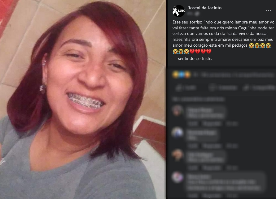 Morre mulher atropelada por criminosos em fuga em Taubaté Reprodução/Facebook