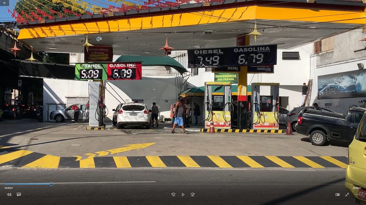   Na semana passada, o preço médio do litro da gasolina no Rio estava em R$ 7,63