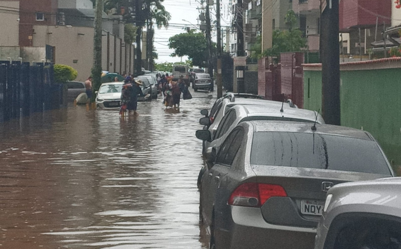 Chuva causa alagamentos em Ubatuba nesta quinta-feira (30) Wilson Silvaston/Arquivo Pessoal