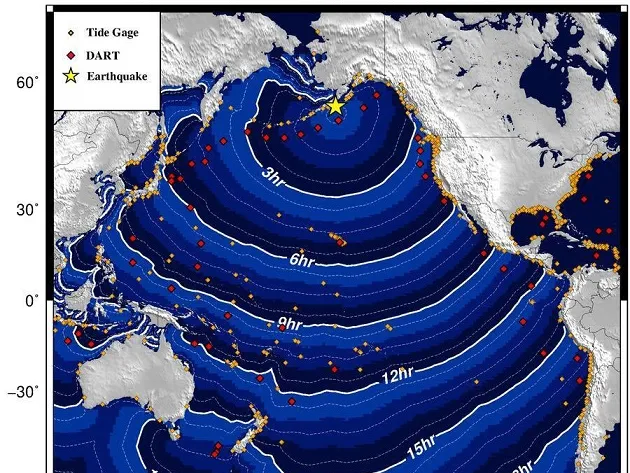Alerta para tsunami foi emitido após terremoto de 8,2 de magnitude.