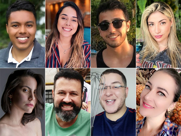 Participantes do 23º episódio do MasterChef 2020 nas redes sociais Reprodução