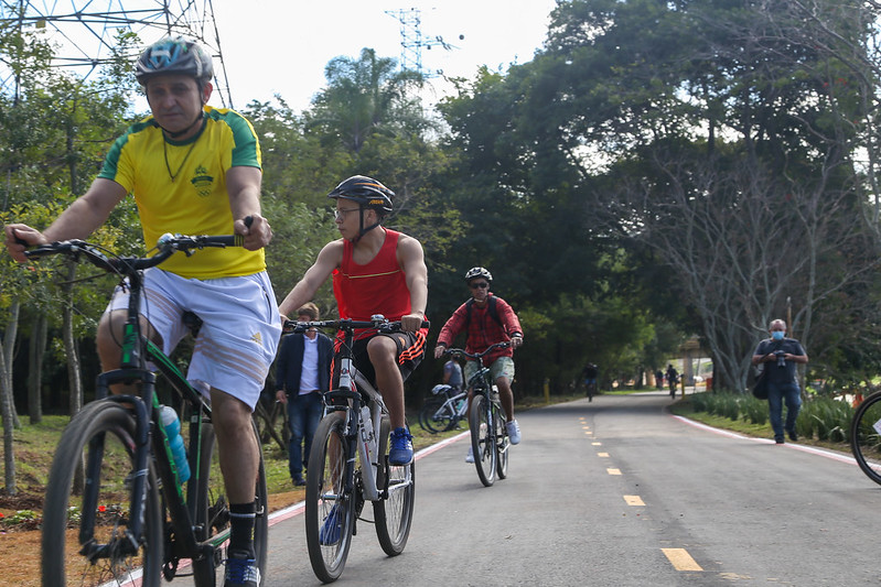 Apenas a ciclovia e a pista de caminhada estão funcionando Governo de São Paulo