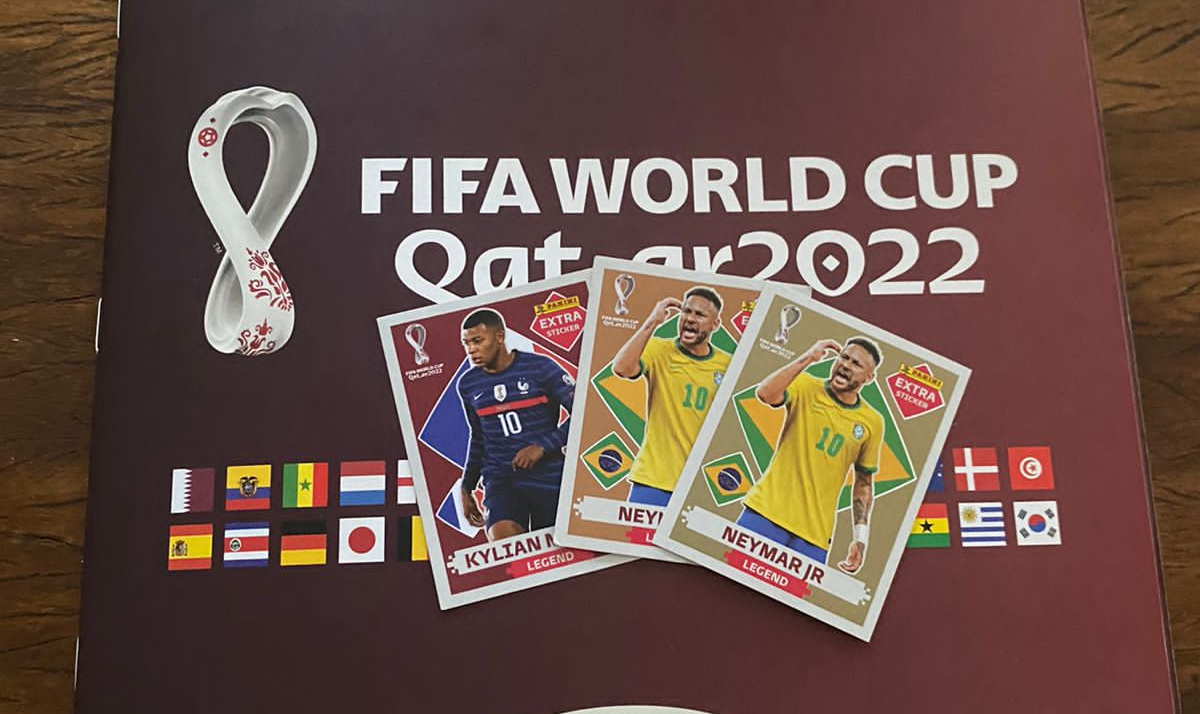 Neymar Legend Gold - Copa do Mundo Qatar 2022 Panini