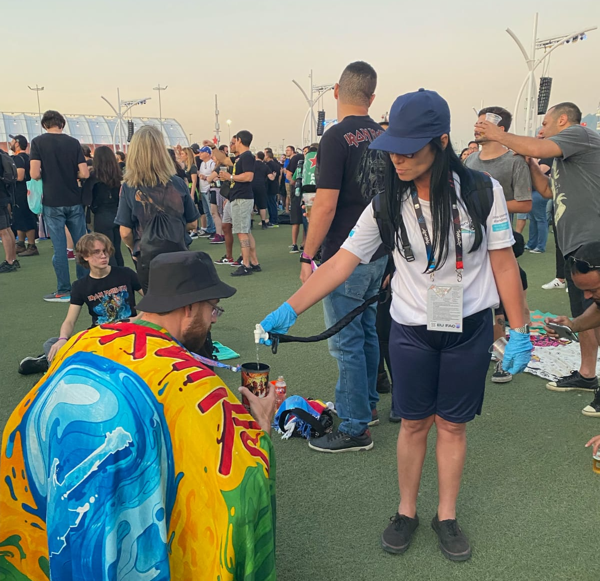 Mais de 70 professionais atuam na distribuição durante todos os dias do evento Divulgação