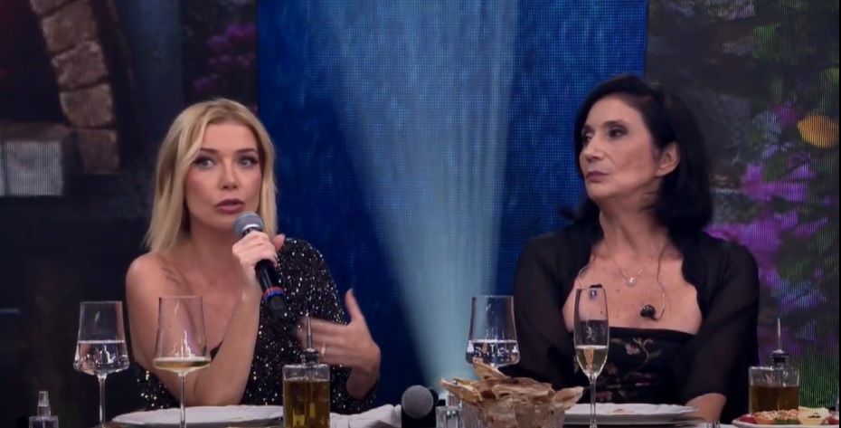 Zizi e Luiza Possi conversam sobre maternidade no Faustão Na Band Reprodução/Faustão Na Band