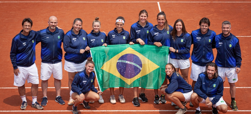 Brasil volta à elite do tênis feminino e vai enfrentar a Alemanha na Copa do Mundo Foto: Divulgação