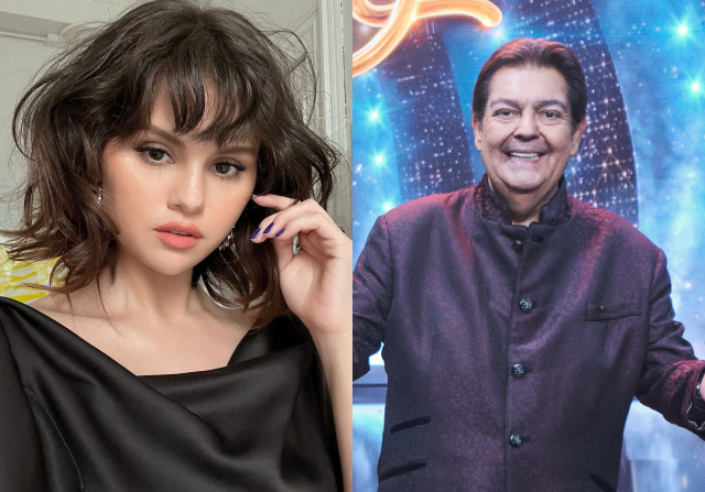 Faustão e Selena Gomez protagonizam fanfic na web Reprodução/Instagram