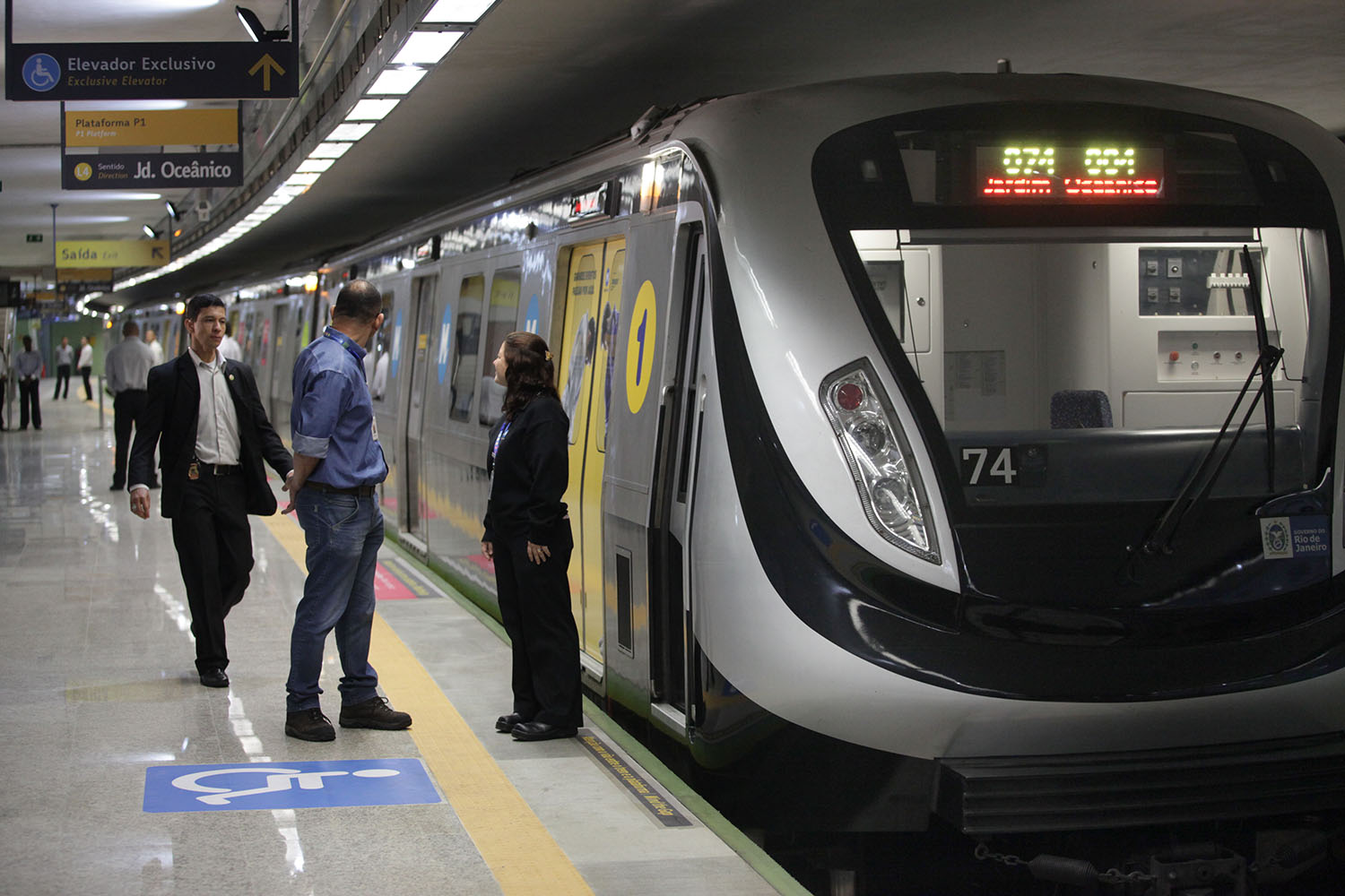 Áudios e comunicação visual das estações serão adaptadas Ricardo Cassiano/Agência Brasil