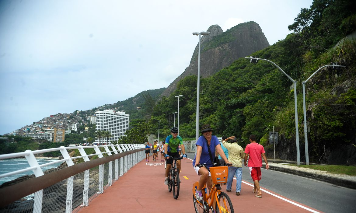 O Rio de Janeiro tem 472 quilômetros de ciclovias Agência Brasil