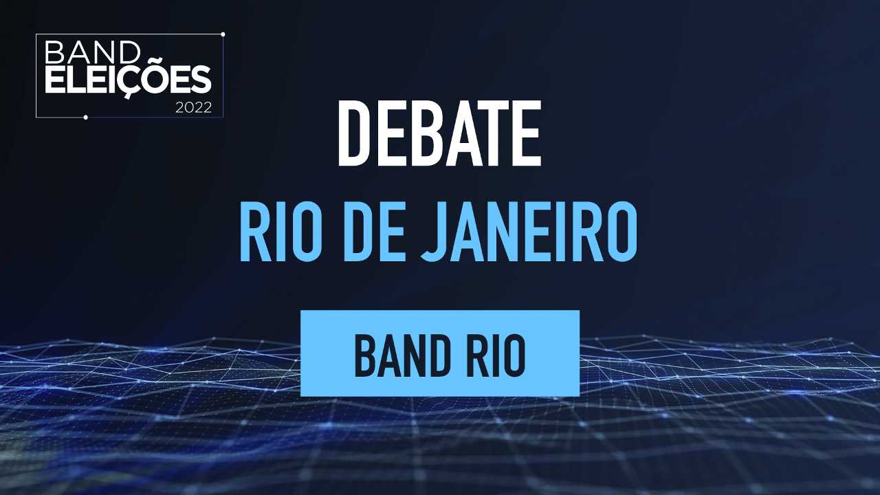 AO VIVO: Assista ao debate dos candidatos a governador do RJ no primeiro turno