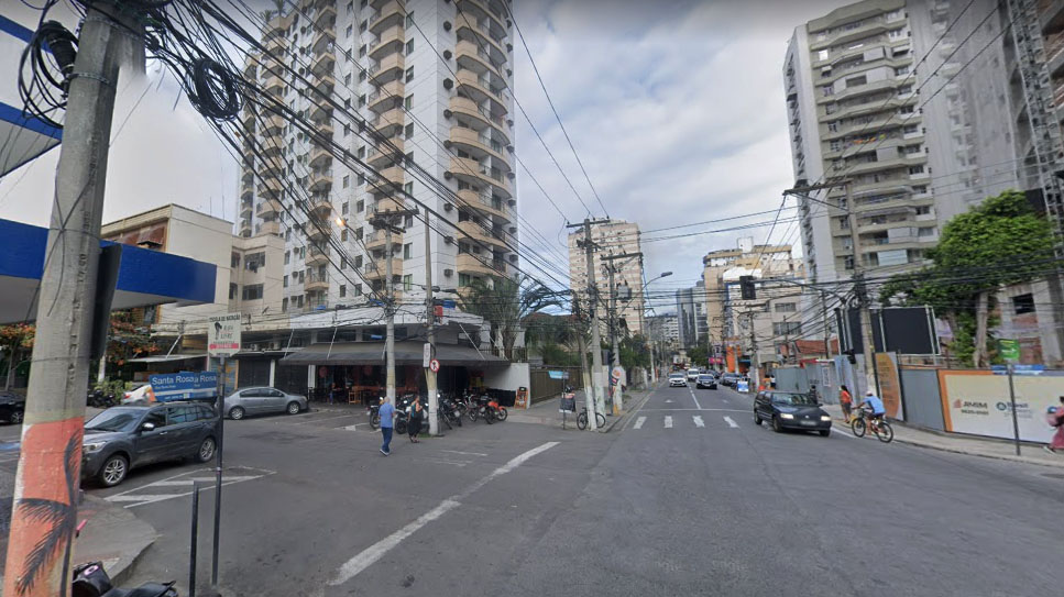 Moradores de Santa Rosa (imagem) e Icaraí denunciam o problema Google Maps