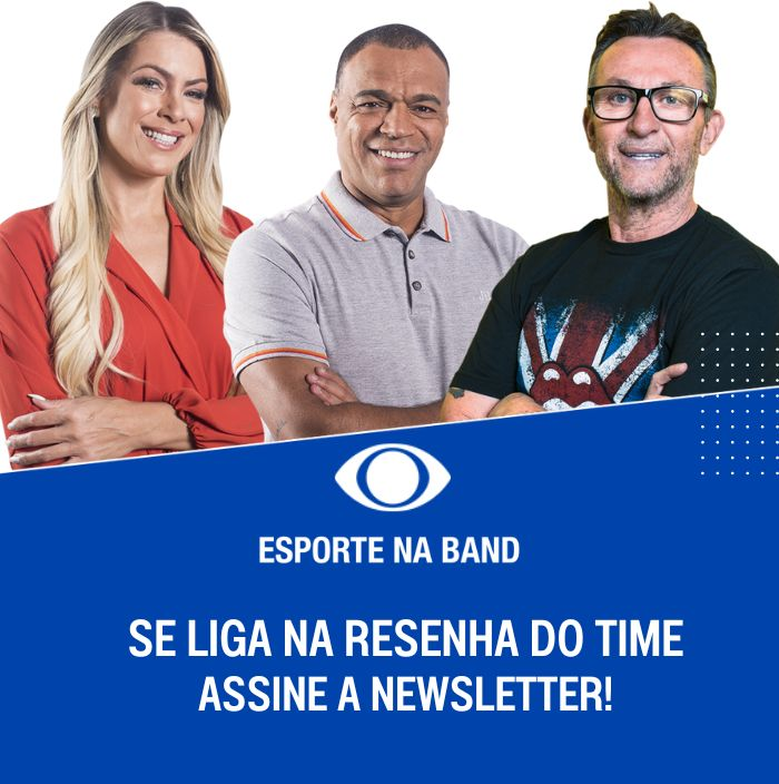 Apresentadores do Esporte na Band assinam newsletter gratuita e exclusiva  Reprodução Band