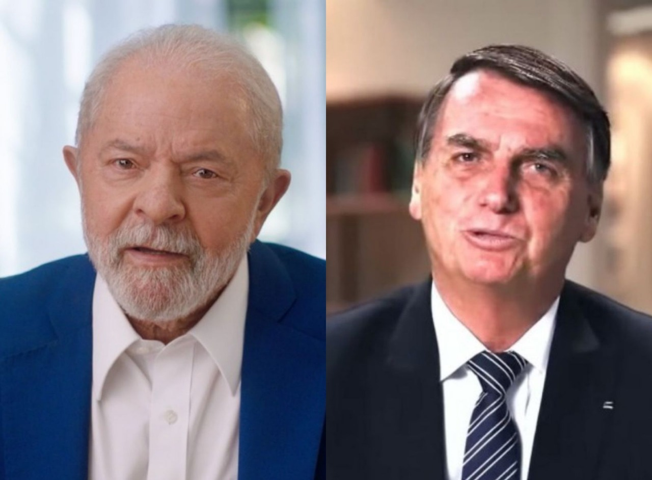 Lula e Bolsonaro  Reprodução 