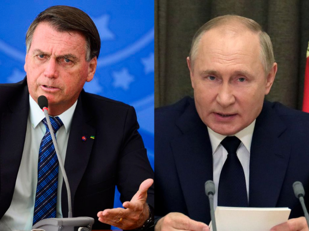 Jair Bolsonaro confirmou embarque para a Rússia na próxima segunda (14). Fotos: montagem/Agência Brasil/Governo da Rússia