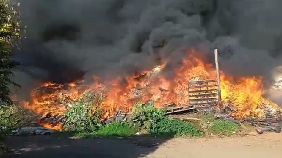 As causas do incêndio serão investigadas pela Polícia Civil. Divulgação