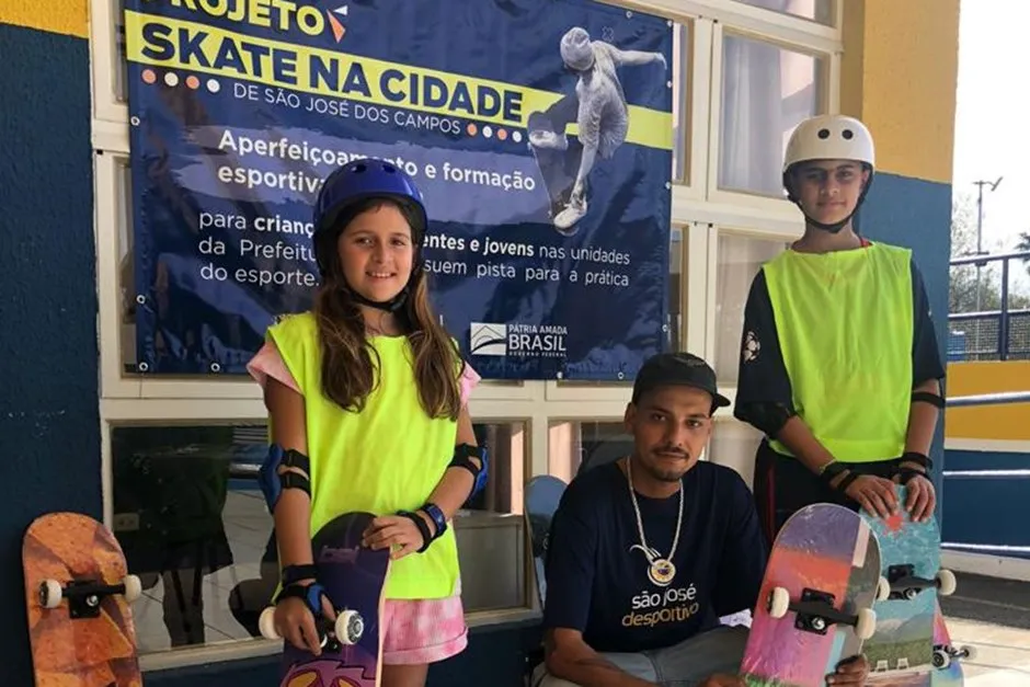 Projeto prevê empréstimo de skate e itens de segurança em São José dos Campos
