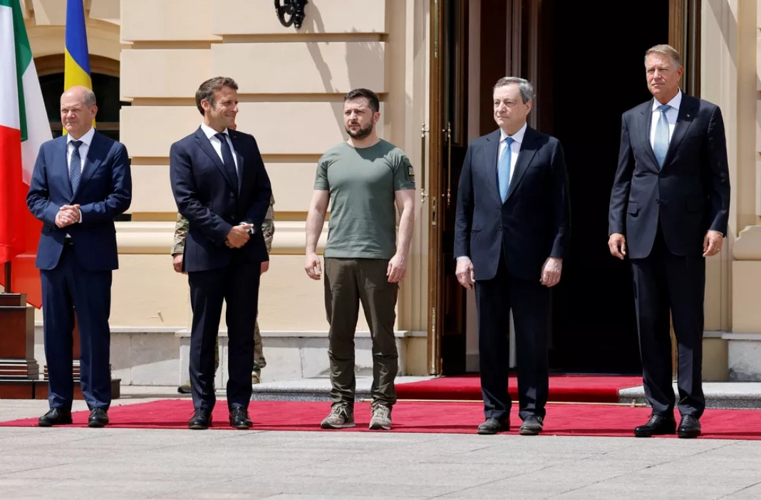 Ação é feita em meio à guerra de agressão da Rússia contra a Ucrânia Foto: Reuters 