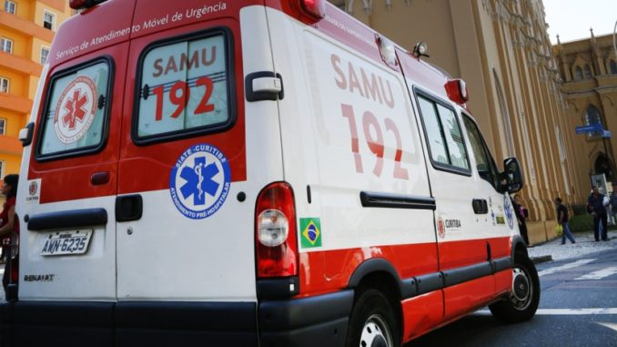 Médico do Samu confirmou a morte no local Divulgação 