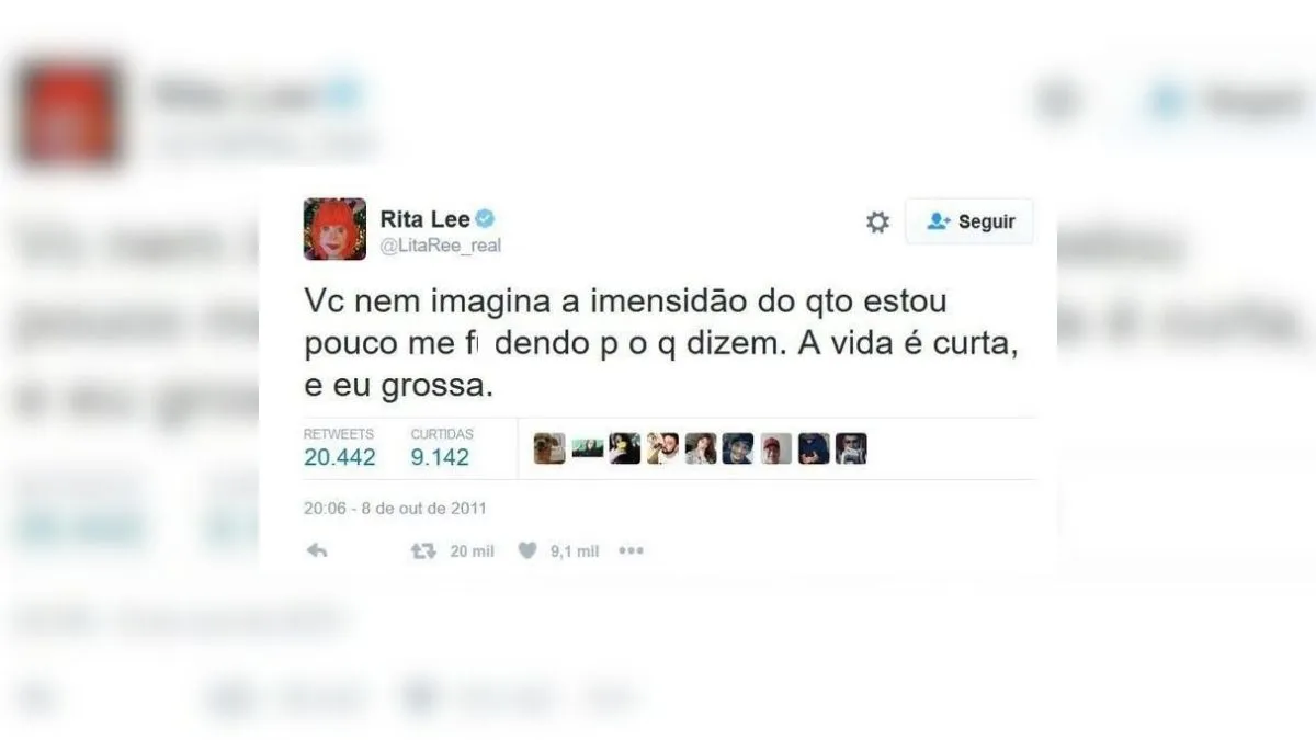 Só fofoqueiro tem lá', disse Rita Lee sobre Twitter; cantora deixou legado  de posts polêmicos e engraçados na rede social, Tecnologia