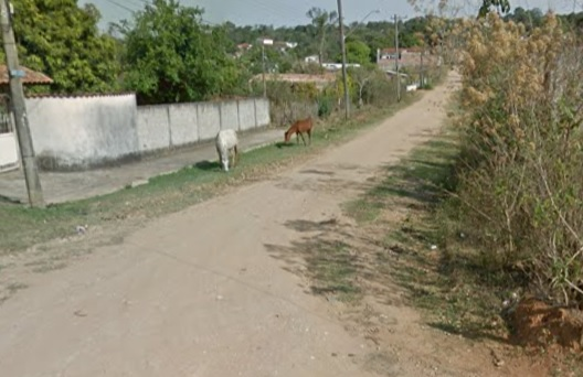 Homem foi morto a tiros no bairro Pingo de Ouro, em Guaratinguetá Reprodução/Google Street View