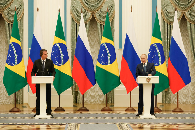 Bolsonaro e Putin em Moscou Alan Santos/PR