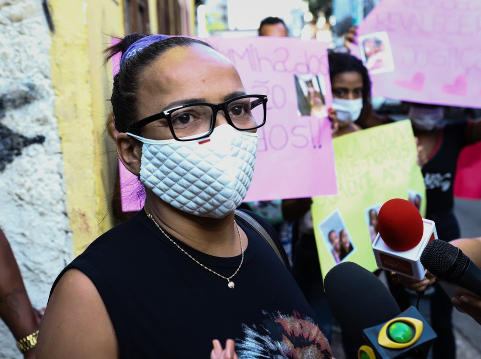 Mãe de Nego do Borel depõe em delegacia no Rio de Janeiro Andre Melo Andrade/Immagini/Folhapress