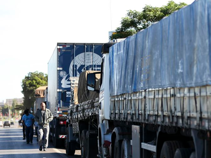 Paralisação de estradas em protesto contra o STF e em apoio a Bolsonaro iniciou no dia 08 de setembro Foto: Agência Brasil