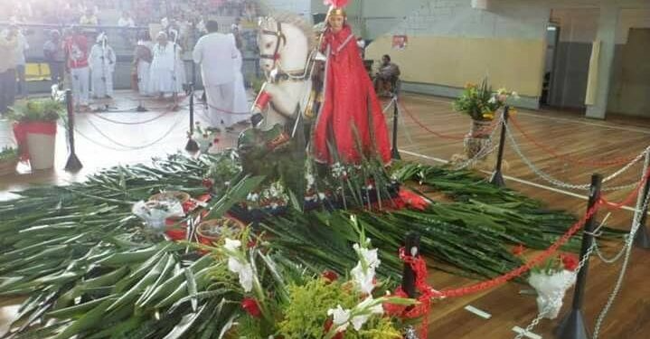 A comemoração ao santo guerreiro irá homenagear mãe Iberecy Divulgação/PMC